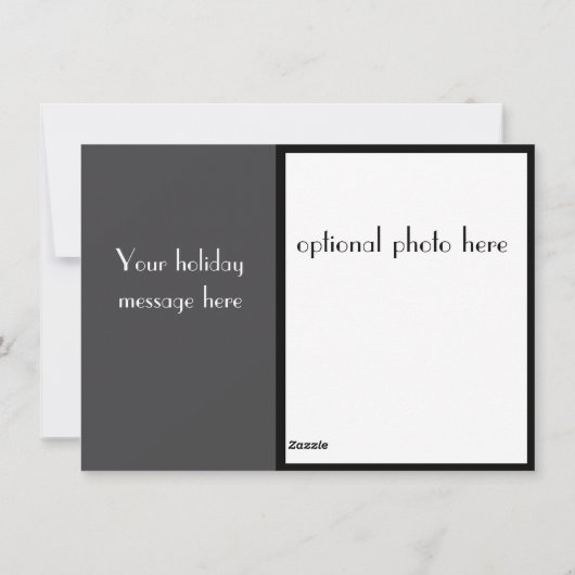 Flat Holiday Kaart 4,5 x 6,25 (Achterkant)