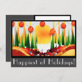 Flat Holiday Kaart 4,5 x 6,25 (Voorkant / Achterkant)