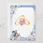 Flat Holiday Kaart bruiloft (Achterkant)