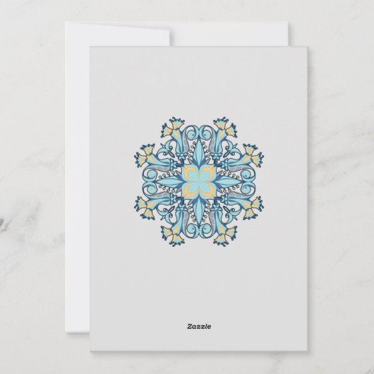 Flat Holiday-kaart, formaat: 10,8 x 14 cm, papier: Feestdagenkaart (Achterkant)