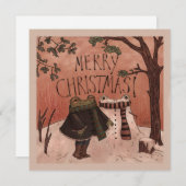 Flat Holiday-kaart, formaat: 10,8 x 14 cm, papier: Feestdagenkaart (Voorkant / Achterkant)