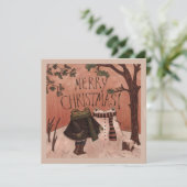 Flat Holiday-kaart, formaat: 10,8 x 14 cm, papier: Feestdagenkaart (Staand voorkant)