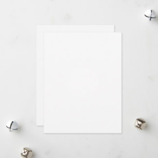 Flat Holiday-kaart, formaat: 4,25 x 5,5 inch, papi Feestdagenkaart