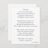 Flat Holiday-kaart, formaat: 4,25 x 5,5 inch, papi Feestdagenkaart (Voorkant / Achterkant)