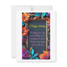 Flat Holiday-kaart, formaat: 4,25 x 5,5 inch, papi