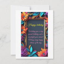 Flat Holiday-kaart, formaat: 4,25 x 5,5 inch, papi