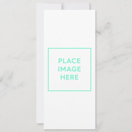 Flat Holiday Kaart, Maat: 4 "x 9.25" Feestdagenkaart (Voorkant)