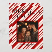 Flat Holiday Merry Christmas-Kaart Feestdagenkaart (Voorkant / Achterkant)