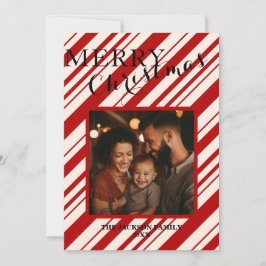 Flat Holiday Merry Christmas-Kaart Feestdagenkaart