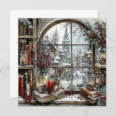 Flat Holiday/Winter Card Feestdagenkaart (Voorkant / Achterkant)