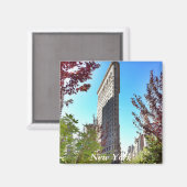 Flat ijzer, New York Magneet (Voorkant / Achterkant)