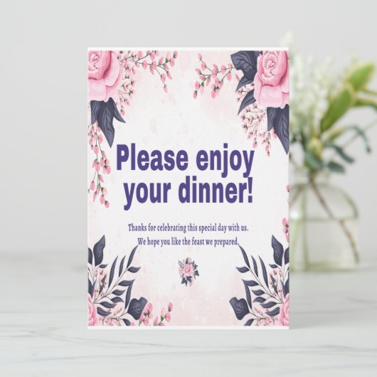 Flat Invitation, formaat: 5 x 7 inch, papier: Matt Kaart (Staand voorkant)