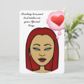 Flat Invitation, formaat: 5 x 7 inch, papier: Matt Kaart (Staand voorkant)