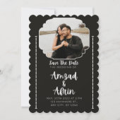 Flat Invitation, formaat: 5 x 7 inch, papier: Matt Kaart (Voorkant)