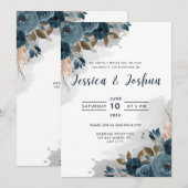 Flat Invitation, formaat: 5 x 7 inch, papier: Matt Kaart (Voorkant / Achterkant)