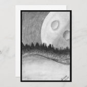 Flat Invitation, formaat: 5 x 7 inch, papier: Matt Kaart (Voorkant / Achterkant)