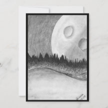 Flat Invitation, formaat: 5 x 7 inch, papier: Matt