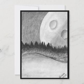 Flat Invitation, formaat: 5 x 7 inch, papier: Matt Kaart