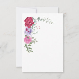 Flat Invitation, formaat: 5 x 7 inch, papier: Matt Kaart