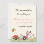 Flat Invitation, formaat: 5 x 7 inch, papier: Matt Kaart (Voorkant)