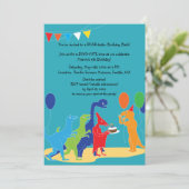 Flat Invitation, formaat: 5 x 7 inch, papier: Matt Kaart (Staand voorkant)