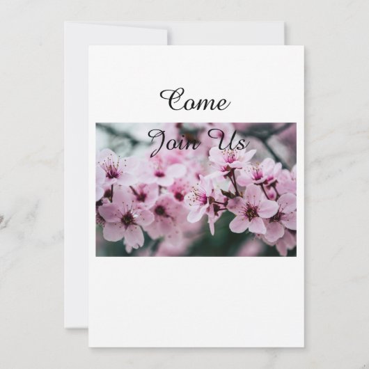 Flat Invitation, formaat: 5 x 7 inch, papier: Matt Kaart (Achterkant)