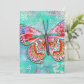 Flat Invitation, formaat: 5 x 7 inch, papier: Matt Kaart (Staand voorkant)