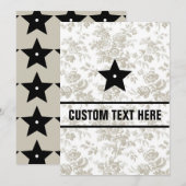 Flat Invitation, formaat: 5 x 7 inch, papier: Matt Kaart (Voorkant / Achterkant)