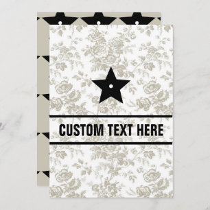 Flat Invitation, formaat: 5 x 7 inch, papier: Matt Kaart