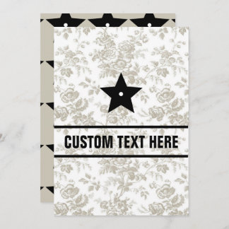 Flat Invitation, formaat: 5 x 7 inch, papier: Matt Kaart