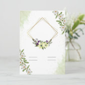 Flat Invitation, formaat: 5 x 7 inch, papier: Matt Kaart (Staand voorkant)