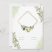 Flat Invitation, formaat: 5 x 7 inch, papier: Matt Kaart (Achterkant)