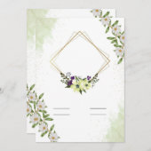 Flat Invitation, formaat: 5 x 7 inch, papier: Matt Kaart (Voorkant / Achterkant)