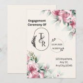 Flat Invitation  Kaart (Voorkant / Achterkant)