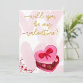 Flat Invitation, Size: 5" x 7", Paper: Signature M Kaart (Staand voorkant)