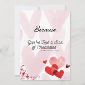 Flat Invitation, Size: 5" x 7", Paper: Signature M Kaart (Achterkant)