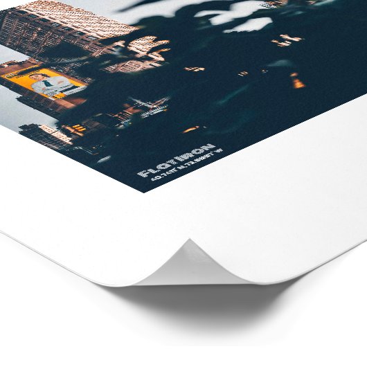 Flat Iron - Afdrukken Poster (Hoek)