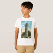 Flat Iron Building. Broadway en 5e Ave. NYC T-shirt (Voorkant volledig)