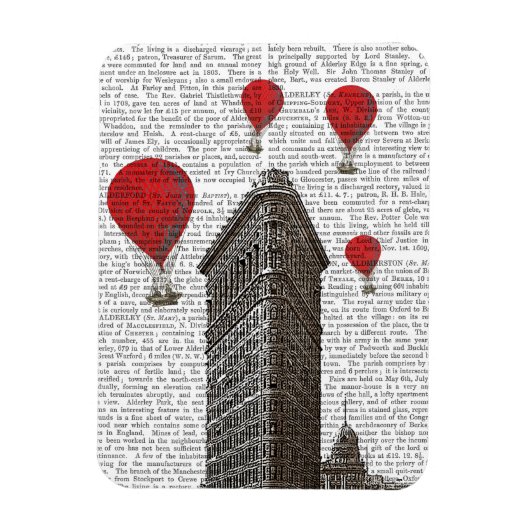Flat Iron Building en Red Hot Air Luchtballonnen Magneet (Verticaal)