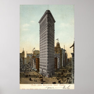 Flat Iron Building, New York City 1918  Poster