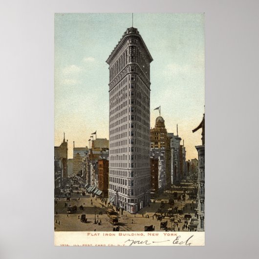 Flat Iron Building, New York City 1918  Poster (Voorkant)