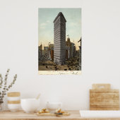 Flat Iron Building, New York City 1918  Poster (Keuken)