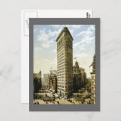 Flat Iron Building New York City, NY 1903  Briefkaart (Voorkant / Achterkant)