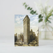 Flat Iron Building New York City, NY 1903  Briefkaart (Staand voorkant)