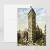Flat Iron Building New York City, NY 1903  Briefkaart (Voorkant / Achterkant)