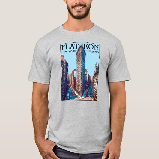 Flat Iron Building New York City T-shirt (Voorkant)