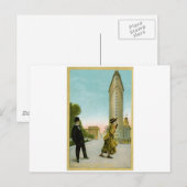 Flat Iron Building, New York  Humor Card Briefkaart (Voorkant / Achterkant)