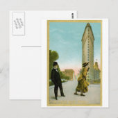 Flat Iron Building, New York Humor Card Briefkaart (Voorkant / Achterkant)