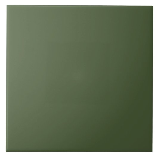 Flat Jade Green Tegeltje (Voorkant)