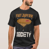 Flat Jupiter Society   Jupiter Planet  1 T-shirt (Voorkant)